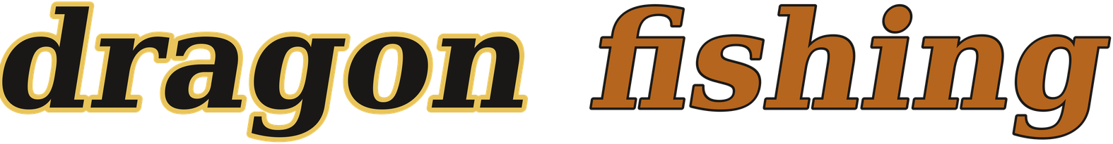 dragon fishing logo